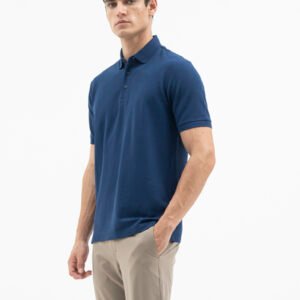 Jack Nicklaus Jazz Polo Shirt Pria Regular Fit Sodalite Blue