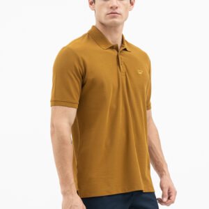 Jack Nicklaus Alpha Polo Shirt Pria Regular Fit Tapenade Brown