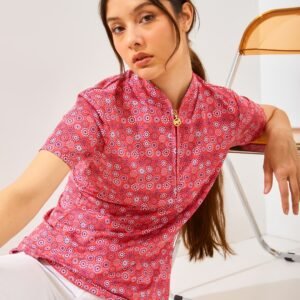 Jack Nicklaus Flavia Premium Solid Polo Sporting Coral