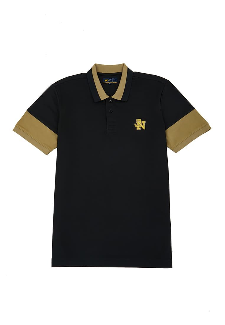 Jack Nicklaus Clark Polo Shirt Pria Slim Fit Hitam - Image 7