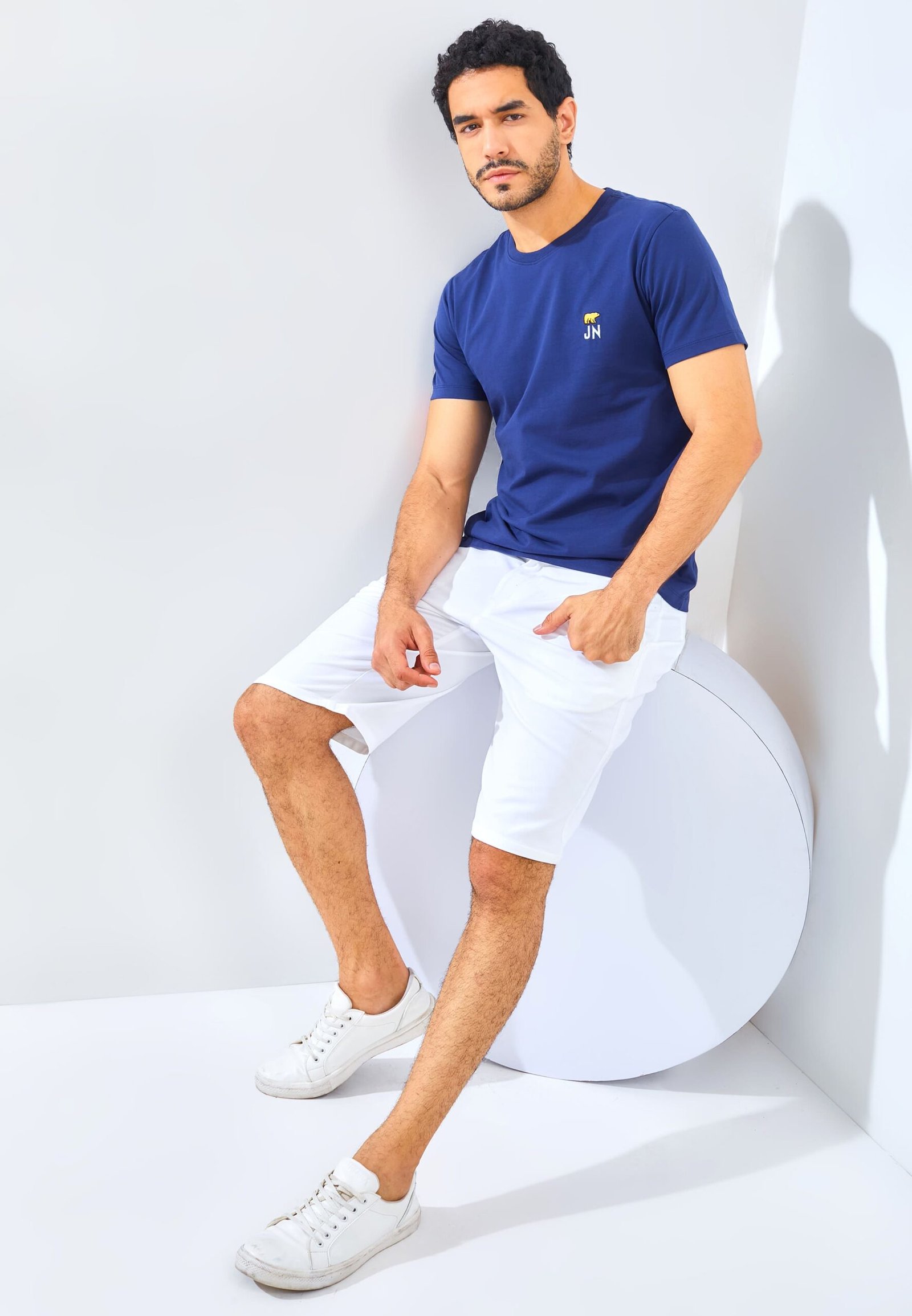 Jack Nicklaus Tuscan T-Shirt Slim Fit Sodalite Blue - Image 4