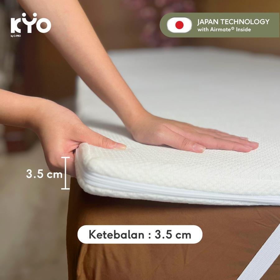 KYO Knot Your Ordinary Airmate Topper Mattress / Alas Kasur / Pelapis Kasur / Pelindung Kasur / Matras Kasur - Image 7