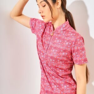 Jack Nicklaus Flavia Premium Solid Polo Sporting Coral