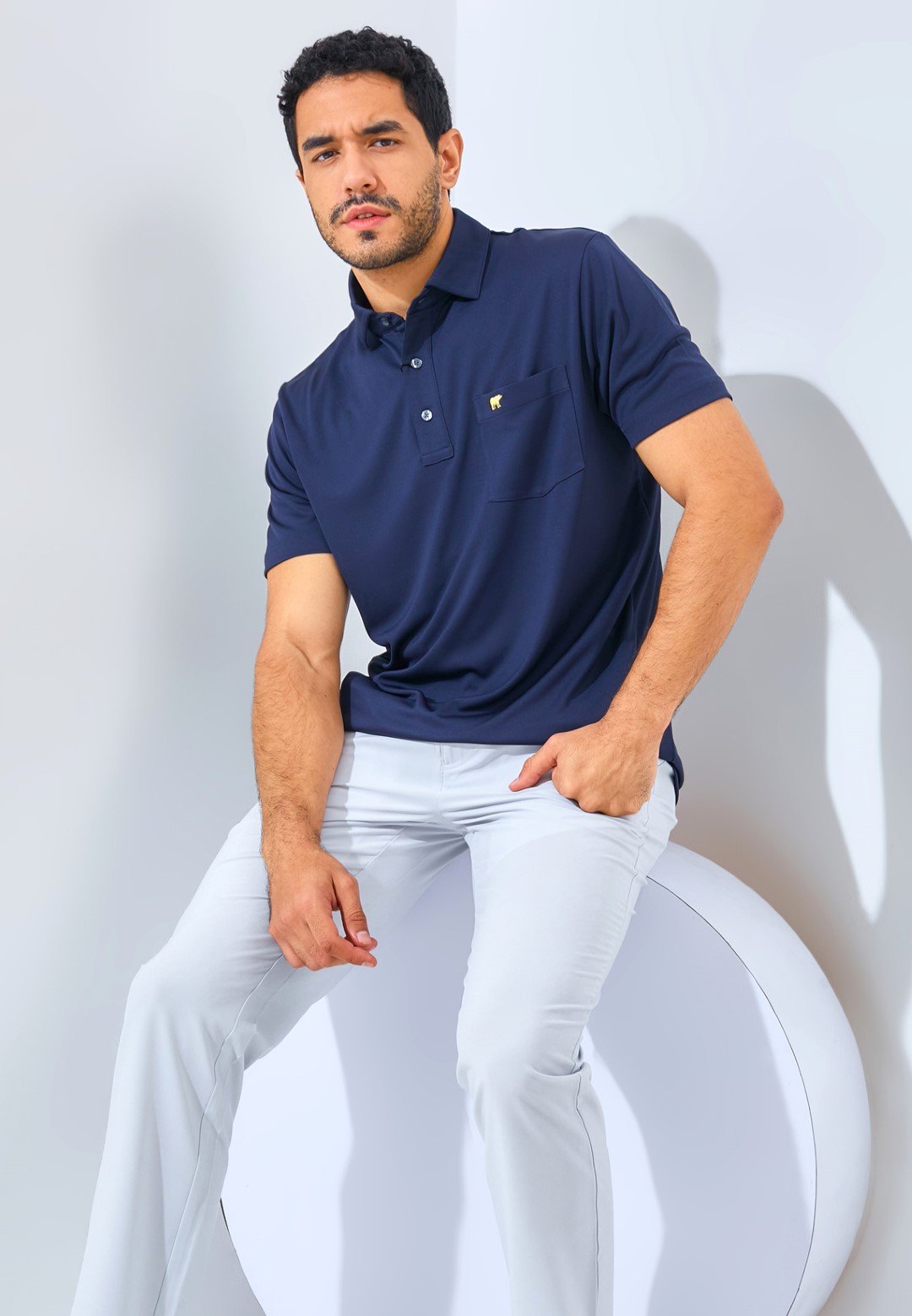 Jack Nicklaus Segesta Premium Heritage Polo Regular Fit Classic Navy - Image 5