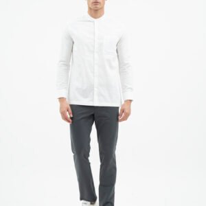 Jack Nicklaus Jet Set Kemeja Pria Lengan Panjang Slim Fit Broken White