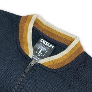 d&f Jaket Bomber Pria - Hitam Coklat