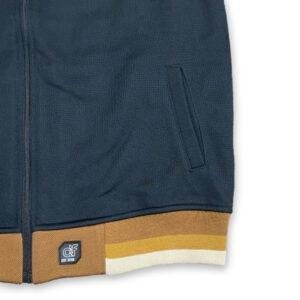 d&f Jaket Bomber Pria - Hitam Coklat