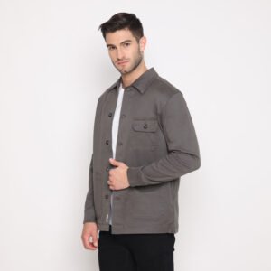 d&f Jaket Kemeja Kanvas - Stone
