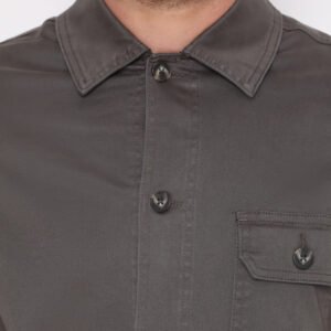 d&f Jaket Kemeja Kanvas - Stone