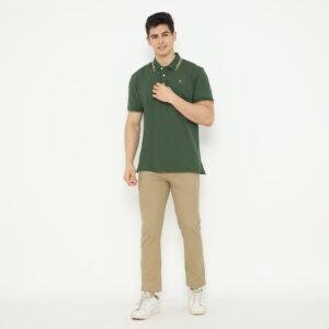 d&f Polo shirt basic - Green