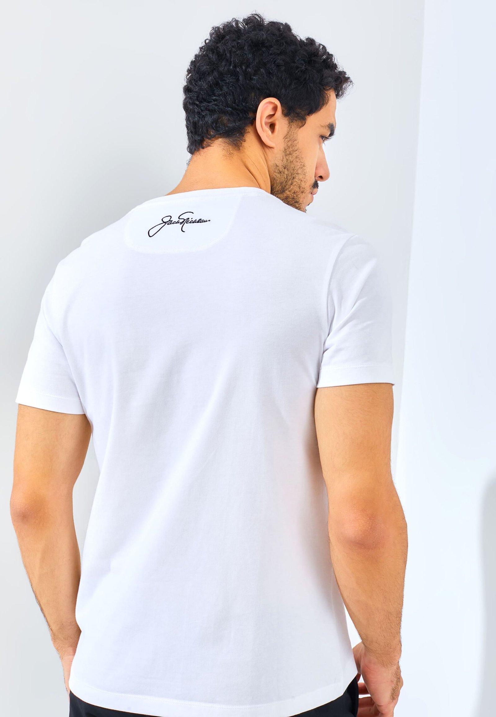 Jack Nicklaus Tuscan T-Shirt Slim Fit Putih - Image 3