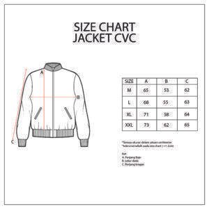 d&f Jaket Bomber CVC Pria Navy Cream