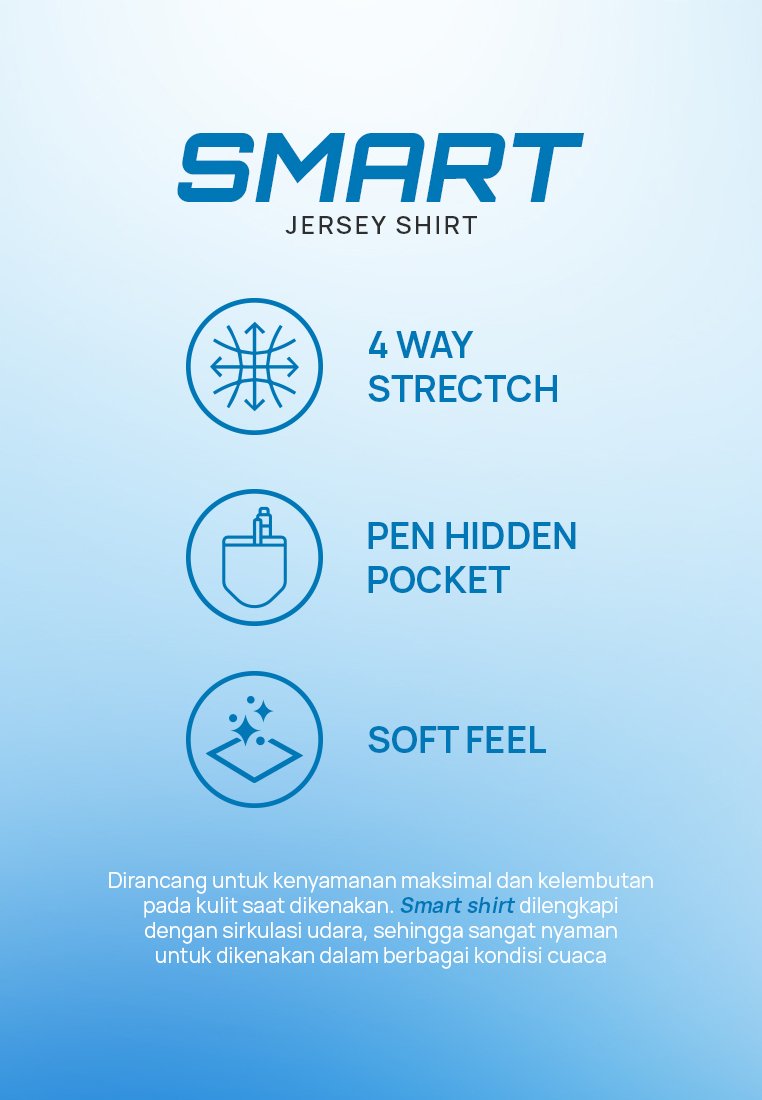 Jobb Beverly Kemeja Pria Lengan Panjang Slim Fit Putih - Image 8