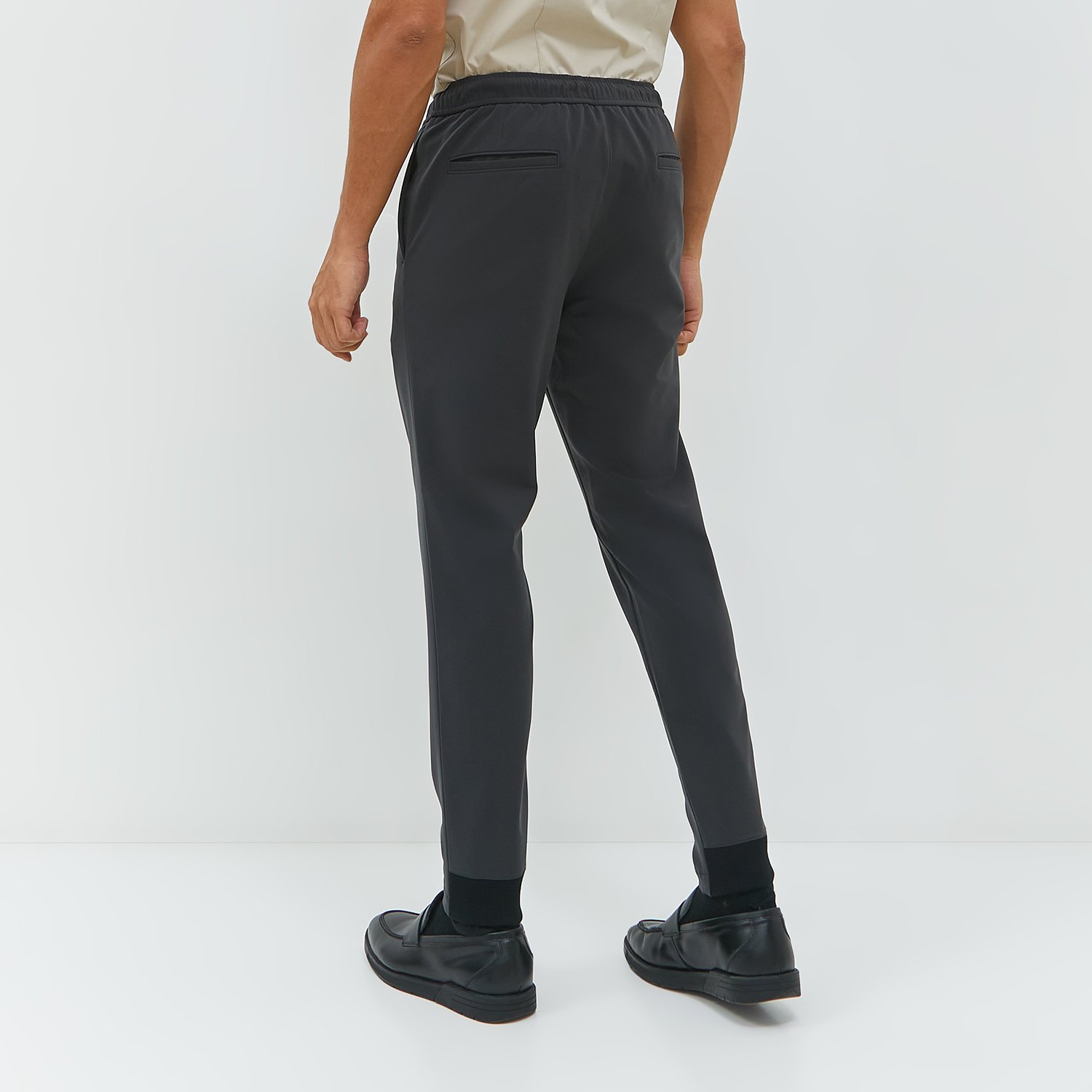 JOBB Tyga Celana Panjang Pria Modern Slim Fit Dark Grey - Image 5