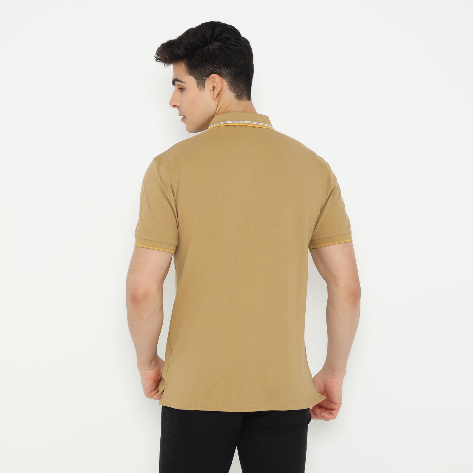 d&f Polo shirt basic - khaki - Image 2