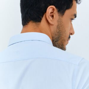 Jobb Perkins Kemeja Pria Lengan Pendek Slim Fit Light Blue