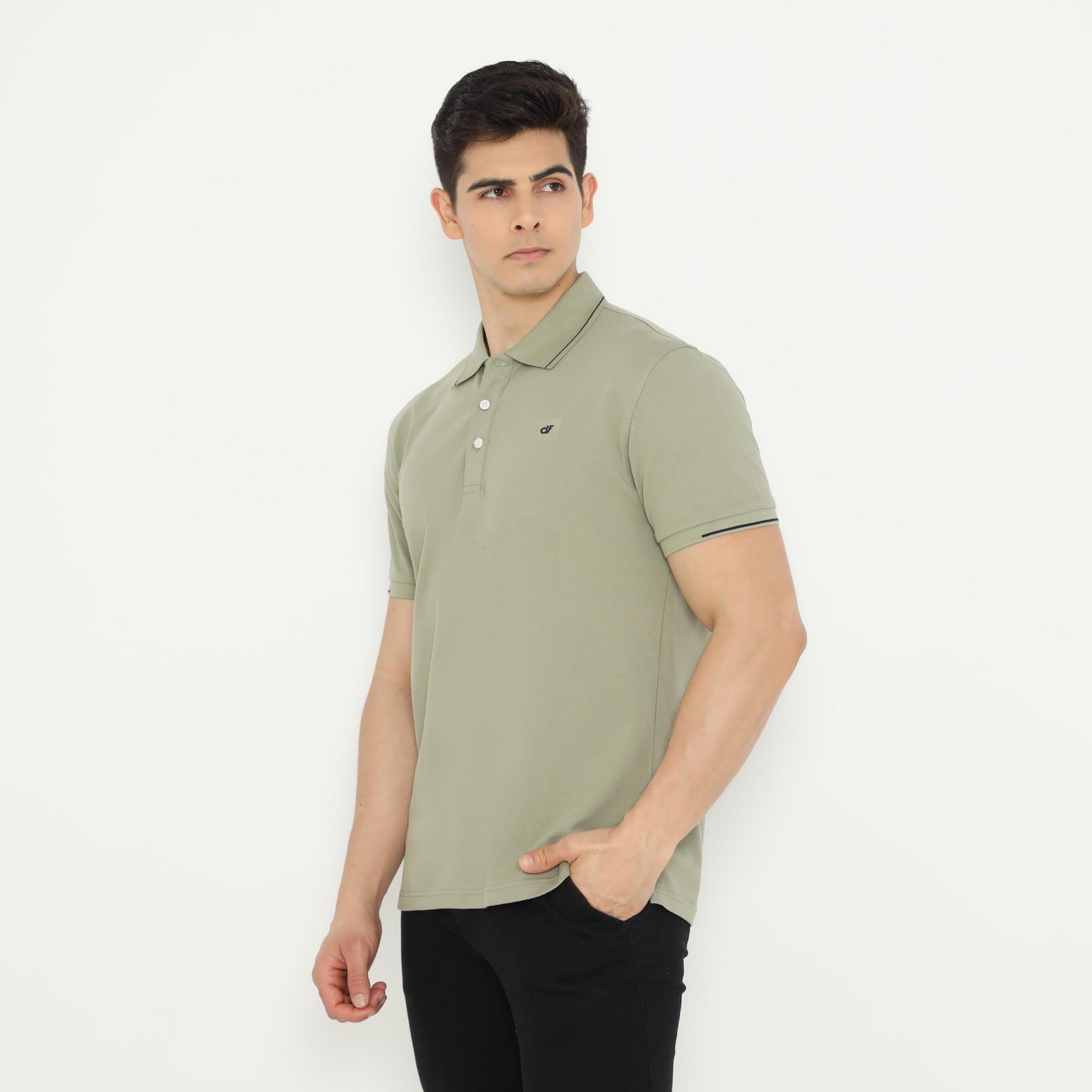 d&f Polo shirt basic - Green mint - Image 2