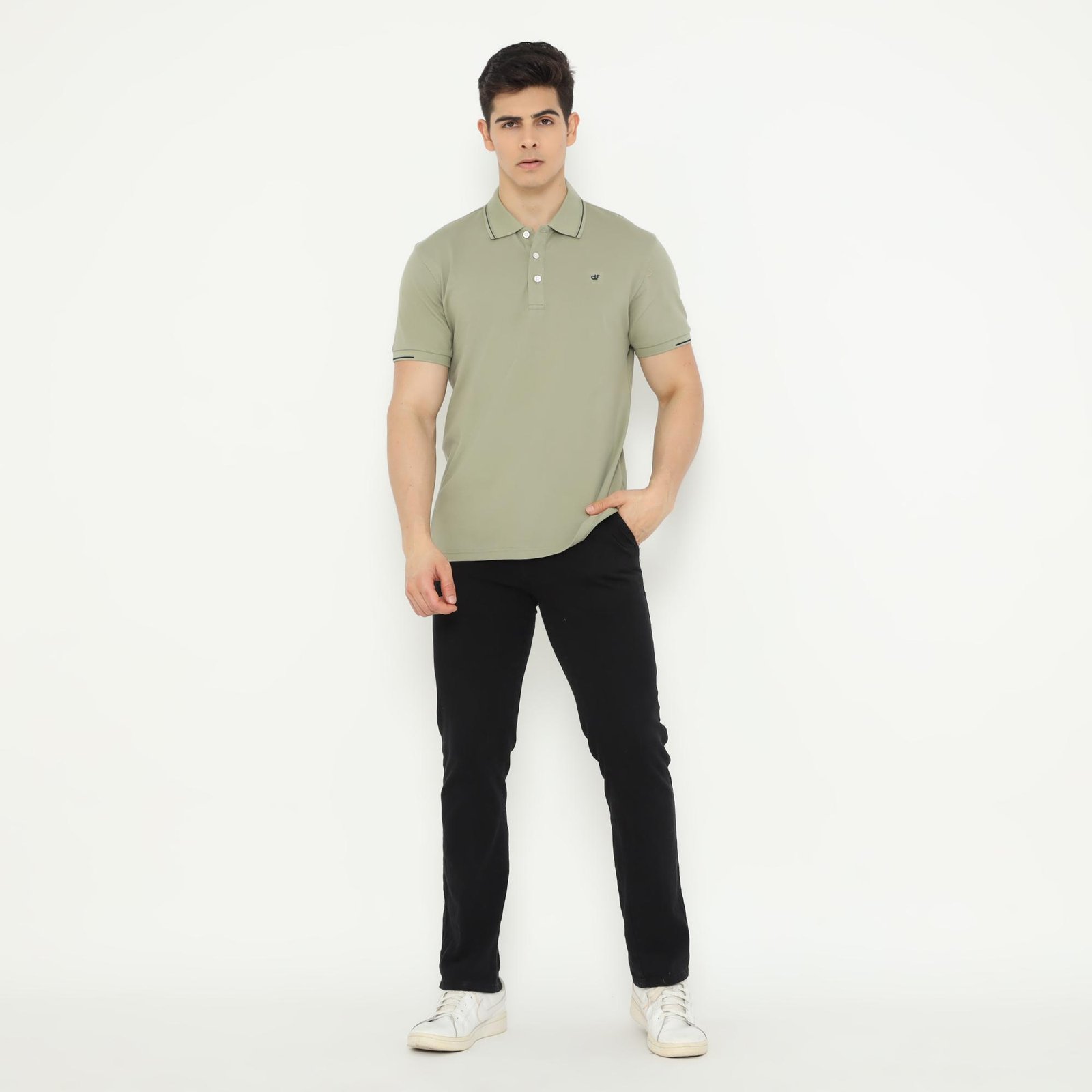 d&f Polo shirt basic - Green mint - Image 5