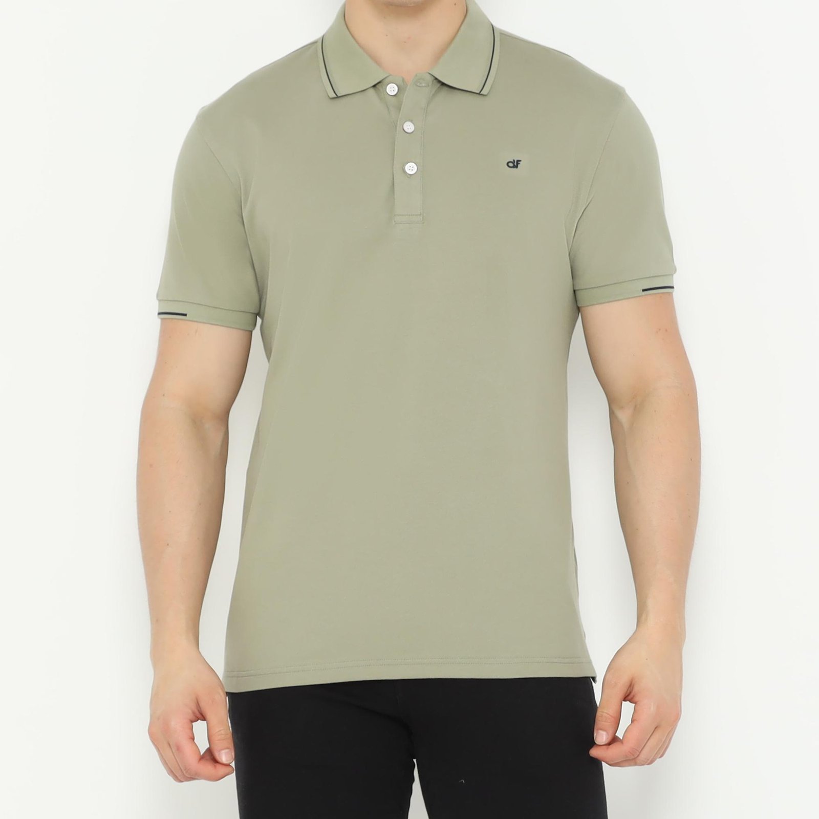 d&f Polo shirt basic - Green mint - Image 4