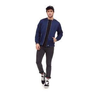 d&f CVC Jaket pria bomber - Navy