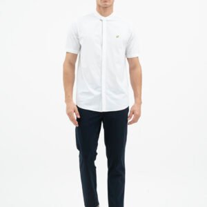 Jack Nicklaus Fortunato Kemeja Pria Lengan Pendek Slim Fit Broken White