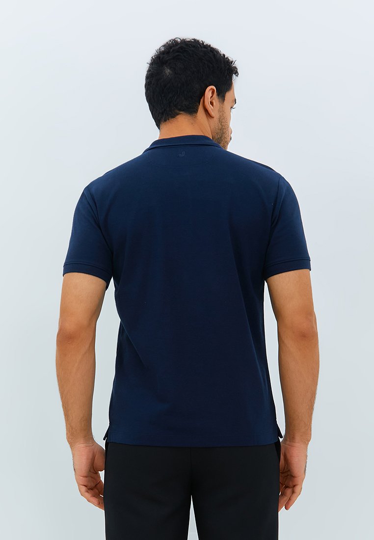 Jobb Galvin Polo Shirt Pria Lengan Pendek Slim Fit Navy - Image 3