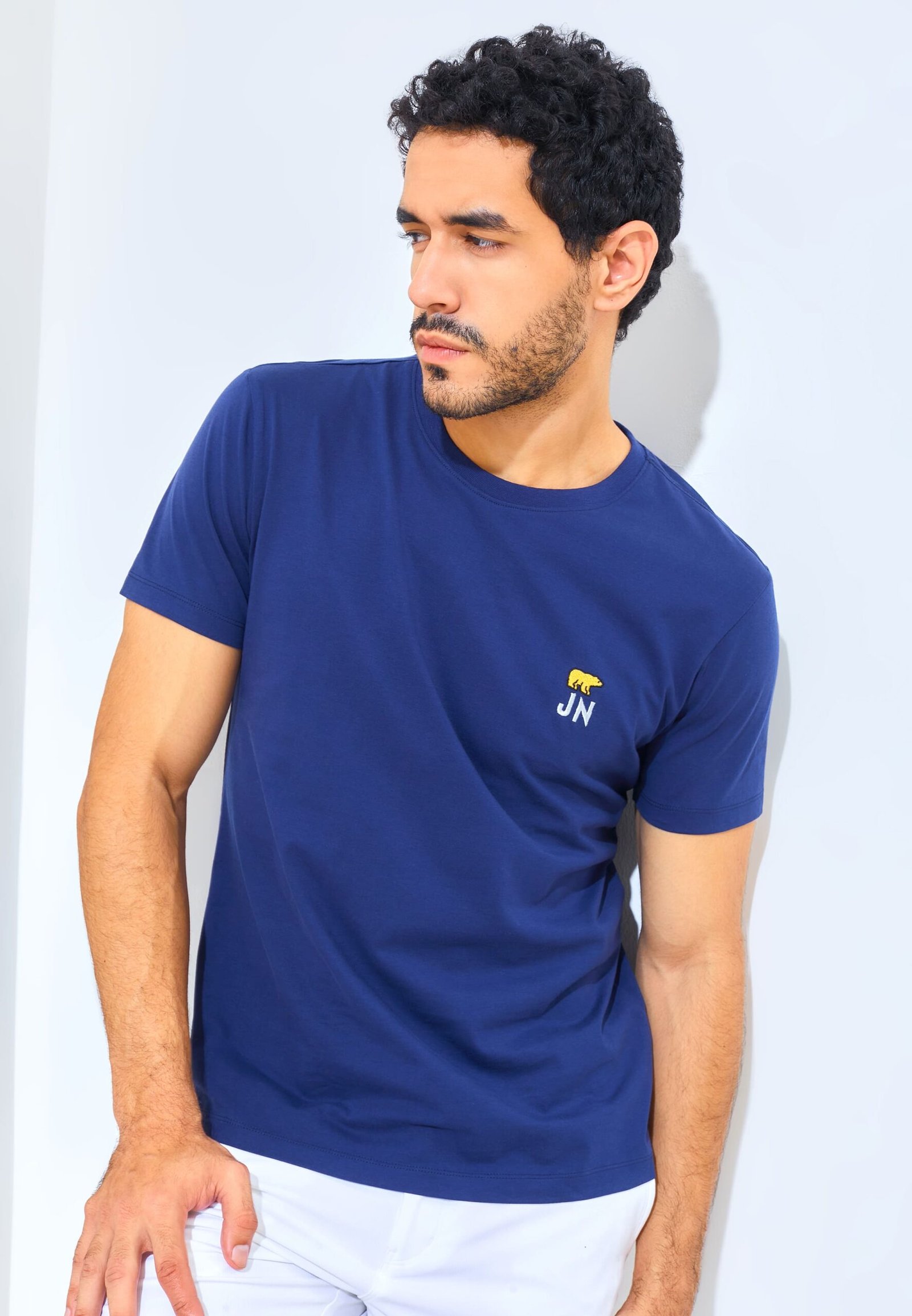 Jack Nicklaus Tuscan T-Shirt Slim Fit Sodalite Blue - Image 5