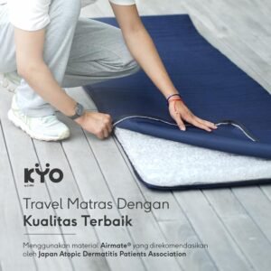KYO Knot Your Ordinary Airmate Travel Mattress / Matras Gulung / Matras Lantai / Matras Portable / Matras Travelling