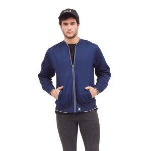 d&f CVC Jaket pria bomber - Navy