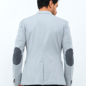 Jobb Alvord-T2 Blazer Pria Slim Fit Light Grey