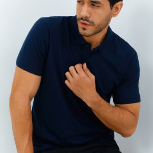 Jobb Galvin Polo Shirt Pria Lengan Pendek Slim Fit Navy