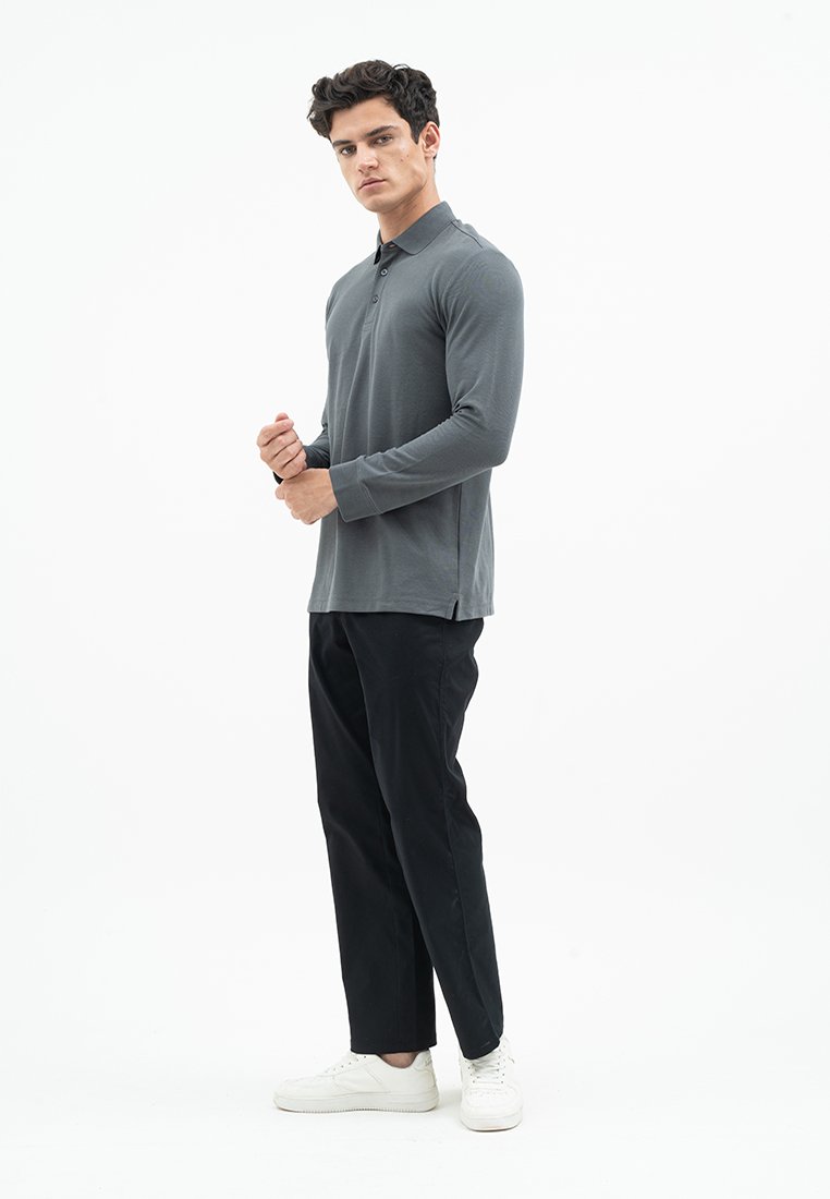 Jack Nicklaus Mezzo Polo Shirt Pria Regular Fit Monument Iron Gate - Image 6