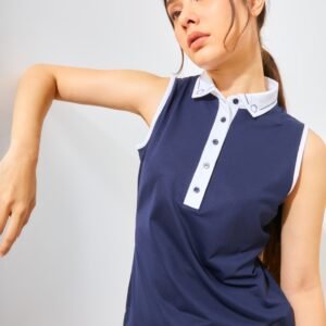 Jack Nicklaus Licata Premium Solid Polo Classic Navy