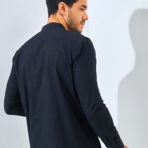 Jack Nicklaus Magnifica Kemeja Pria Lengan Panjang Slim Fit Black