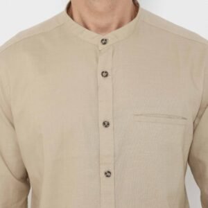 d&f x Izzue Kemeja Koko L/S Kaza – Cream