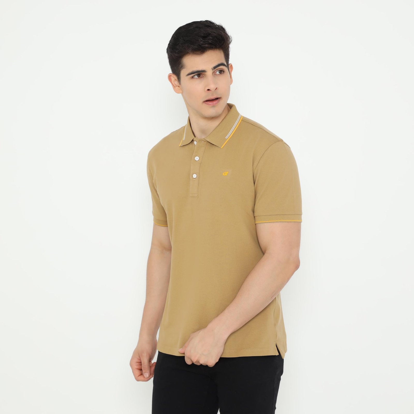 d&f Polo shirt basic - khaki - Image 4