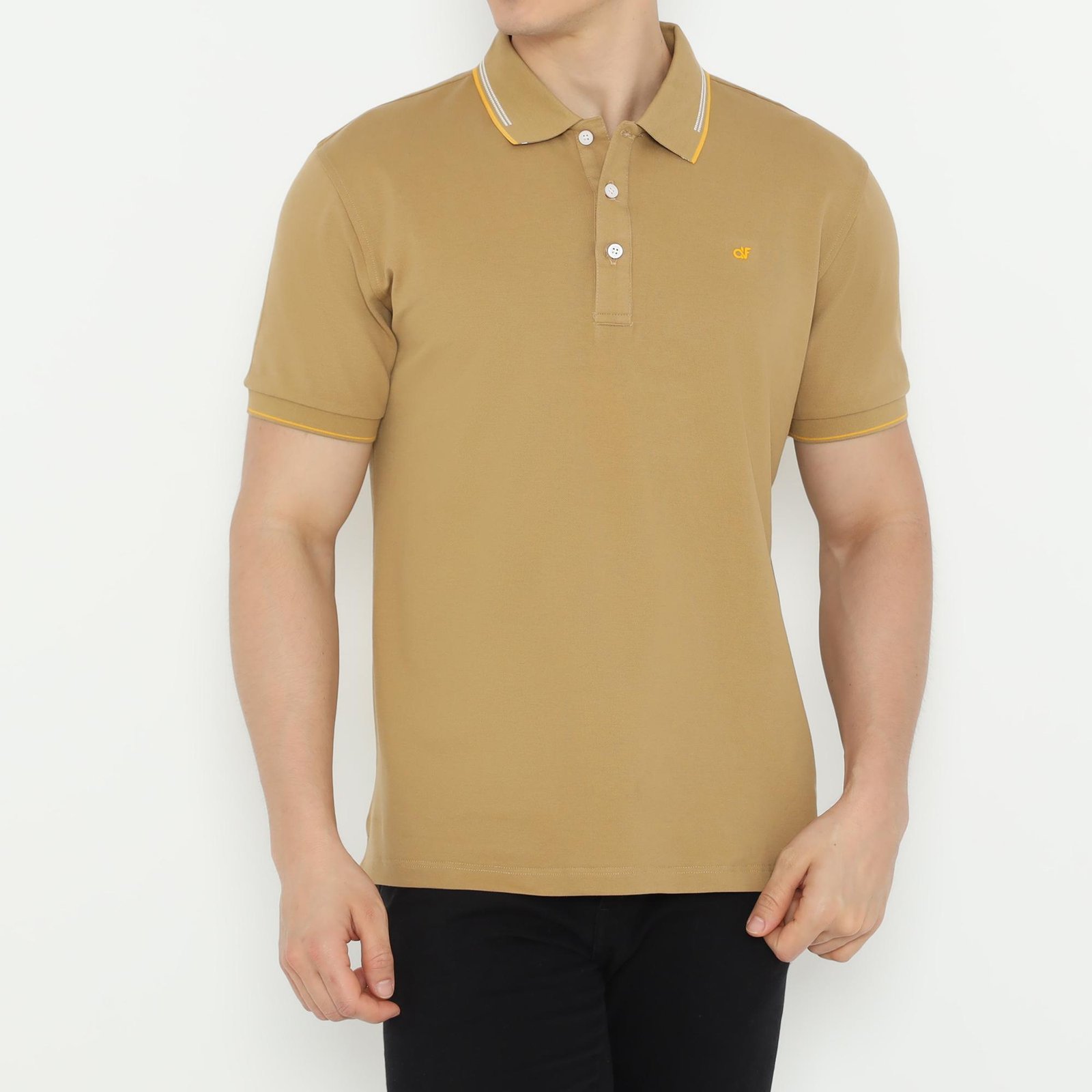 d&f Polo shirt basic - khaki - Image 5
