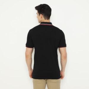 d&f Polo shirt basic - Hitam