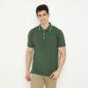 d&f Polo shirt basic - Green