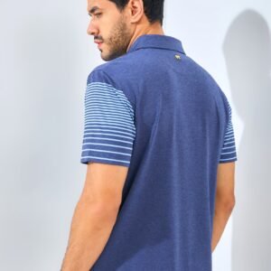 Jack Nicklaus Monreale Premium Fine Chest Stripe Polo Regular Fit Classic Navy