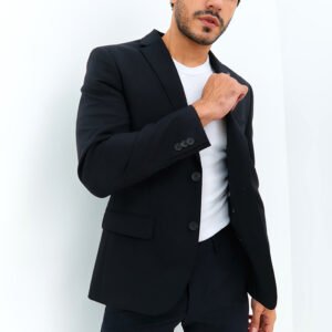 Jobb Springside-T2 Blazer Pria Slim Fit Navy