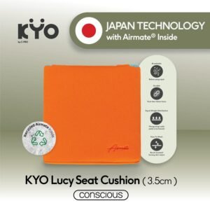 KYO Knot Your Ordinary Airmate Lucy Seat Cushion / Bantal Duduk / Alas Duduk / Alas Kursi - KYO Conscious