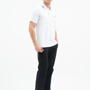 Jack Nicklaus Echo Polo Shirt Pria Regular Fit White