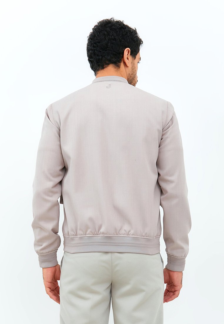 Jobb Wallace Jacket Pria Slim Fit Beige - Image 6
