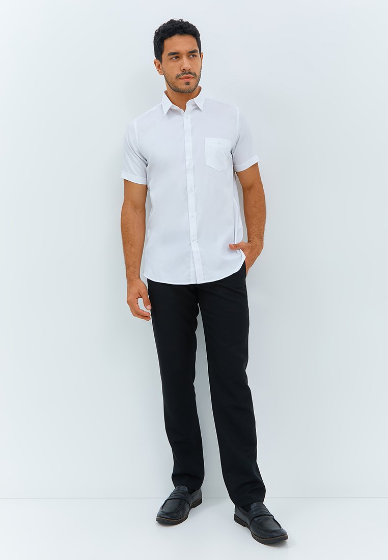 Jobb Perkins Kemeja Pria Lengan Pendek Slim Fit White - Image 4