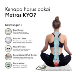 KYO Knot Your Ordinary Airmate Multipurpose Mat / Matras Multifungsi / Pet Bed / Bantal Lesehan / Bantal Duduk / Bantal Lantai / Alas Meditasi - KYO Conscious