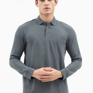 Jack Nicklaus Mezzo Polo Shirt Pria Regular Fit Monument Iron Gate