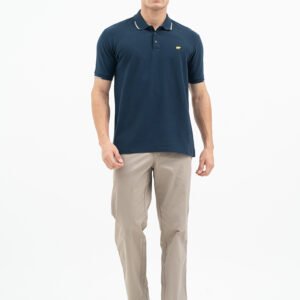 Jack Nicklaus Echo Polo Shirt Pria Regular Fit Navy
