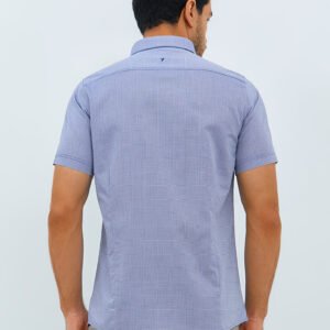 Jobb Pearsall Kemeja Pria Lengan Pendek Slim Fit Navy