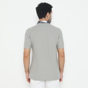 Jack Nicklaus Elantra Polo Shirt Pria Regular Fit Light Grey